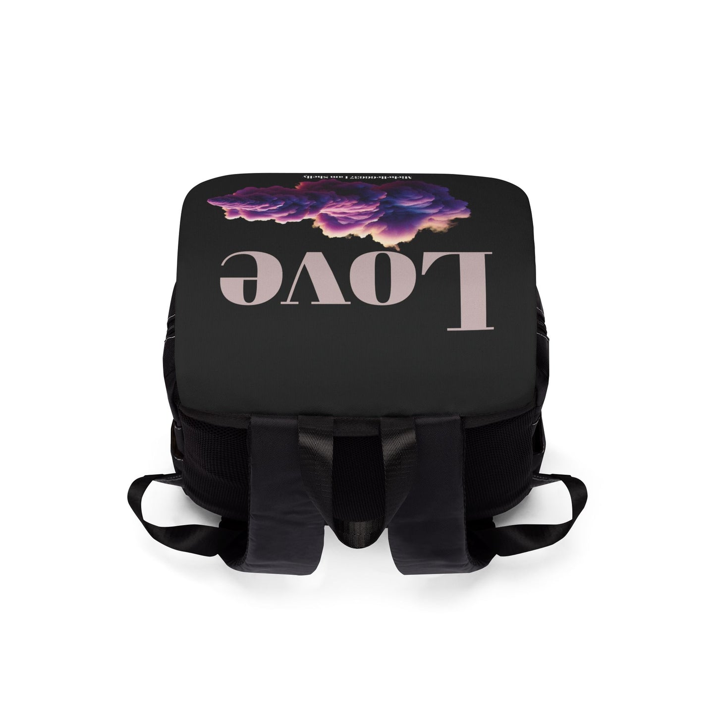 Purple Cloud Love - Unisex Casual Shoulder Backpack