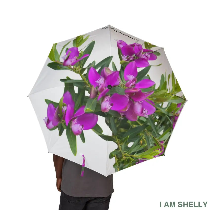 I AM SHELLY Semi-Automatic Foldable Umbrella One size Accessories