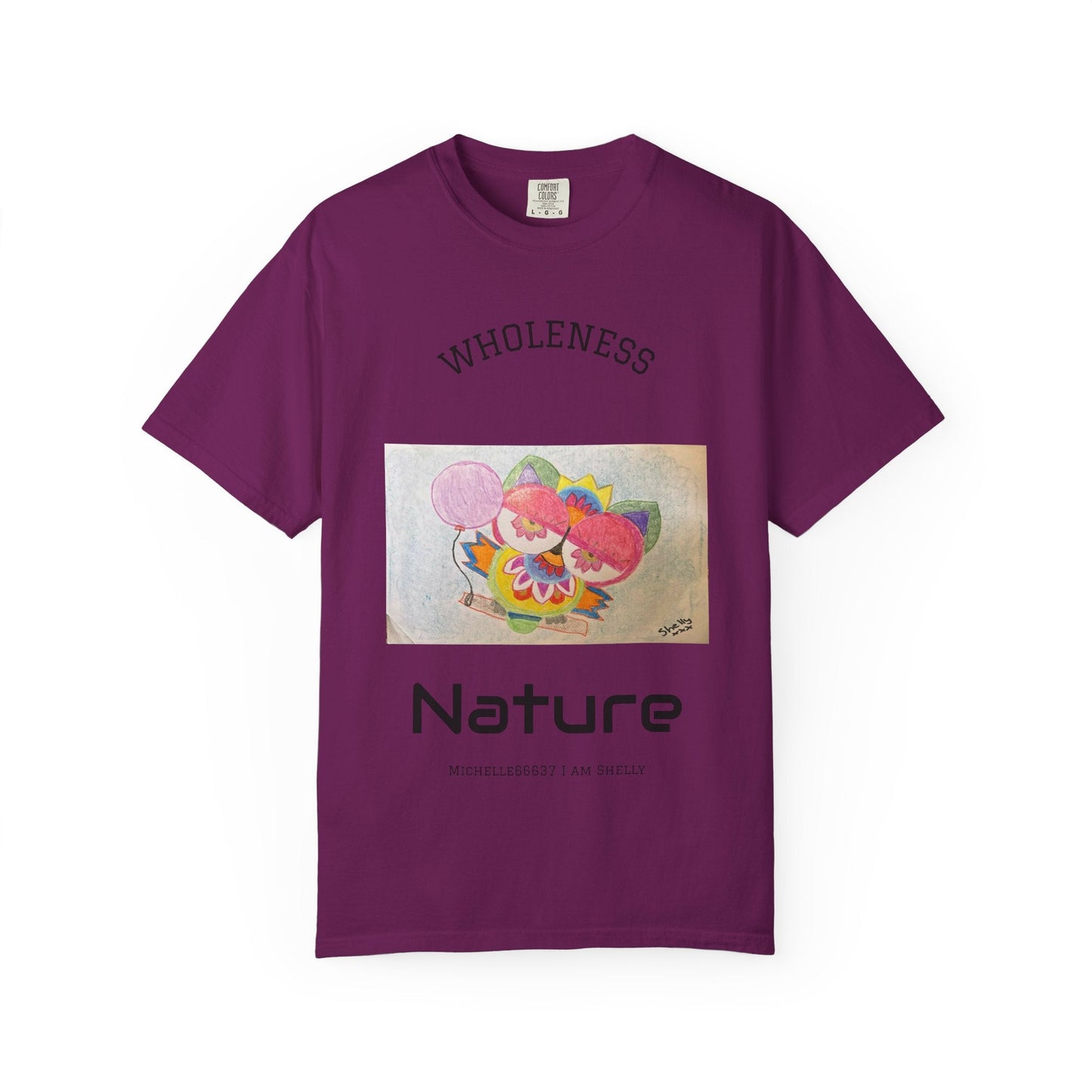 Nature -Unisex Garment-Dyed T-shirt Buy 3 Get 1 Free- FREE SHIPPING WITHIN AUSTRALIA Boysenberry / S T-Shirt