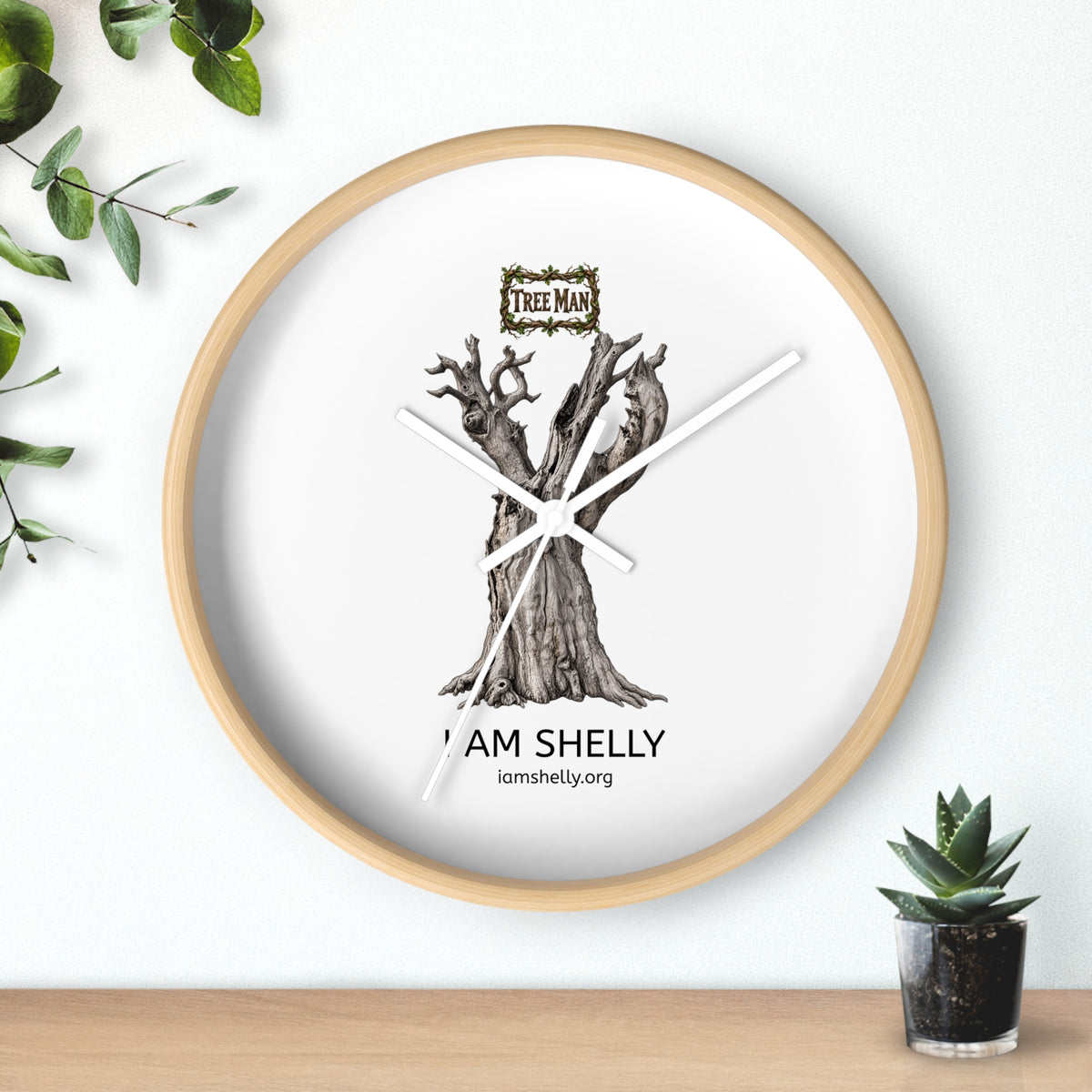 Tree Man  Wall Clock