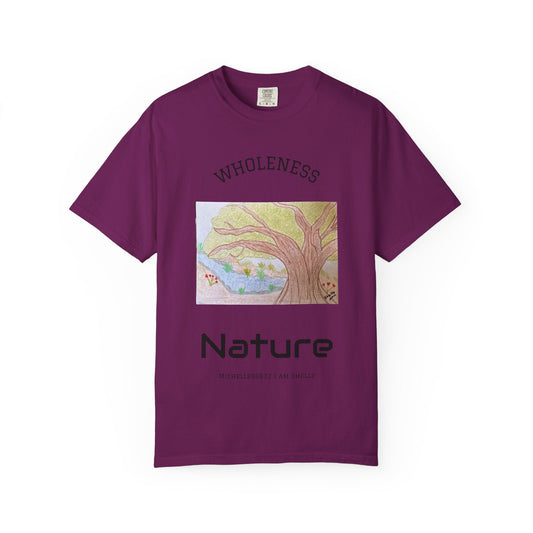 Nature -Unisex Garment-Dyed T-shirt Buy 3 Get 1 Free- FREE SHIPPING WITHIN AUSTRALIA Boysenberry / S T-Shirt