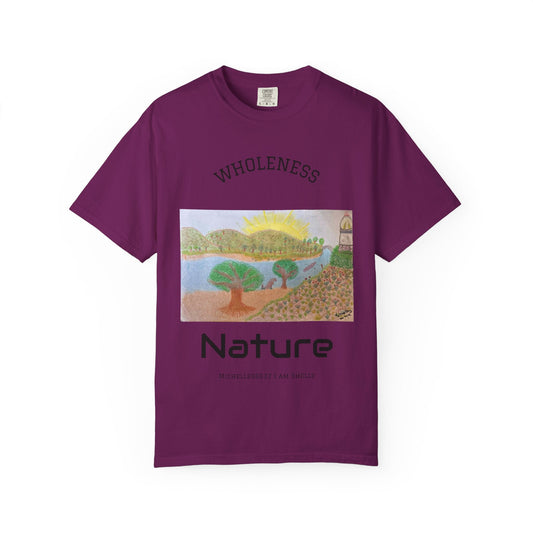 Nature -Unisex Garment-Dyed T-shirt Buy 3 Get 1 Free- FREE SHIPPING WITHIN AUSTRALIA Boysenberry / S T-Shirt