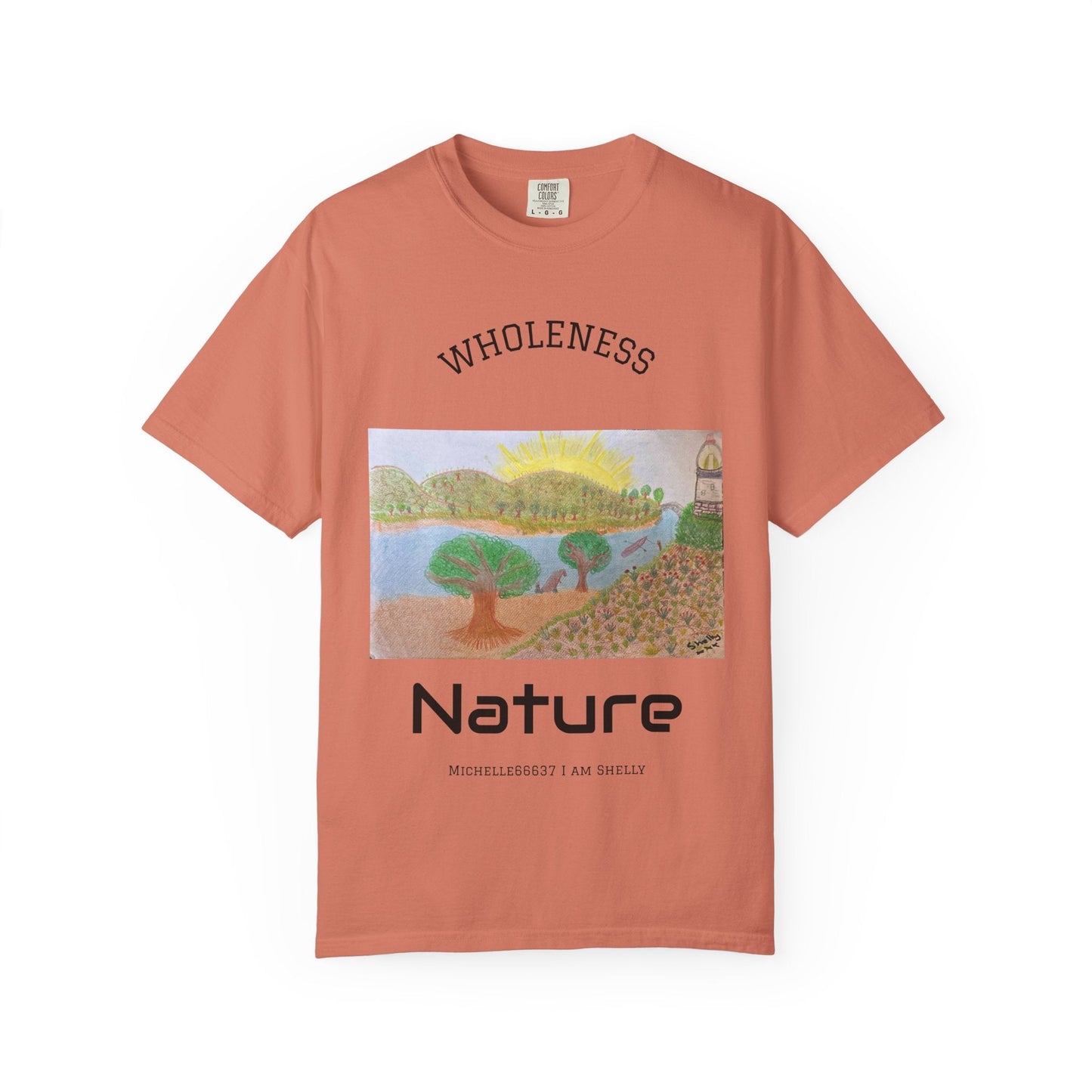 Nature -Unisex Garment-Dyed T-shirt Buy 3 Get 1 Free- FREE SHIPPING WITHIN AUSTRALIA Terracotta / S T-Shirt