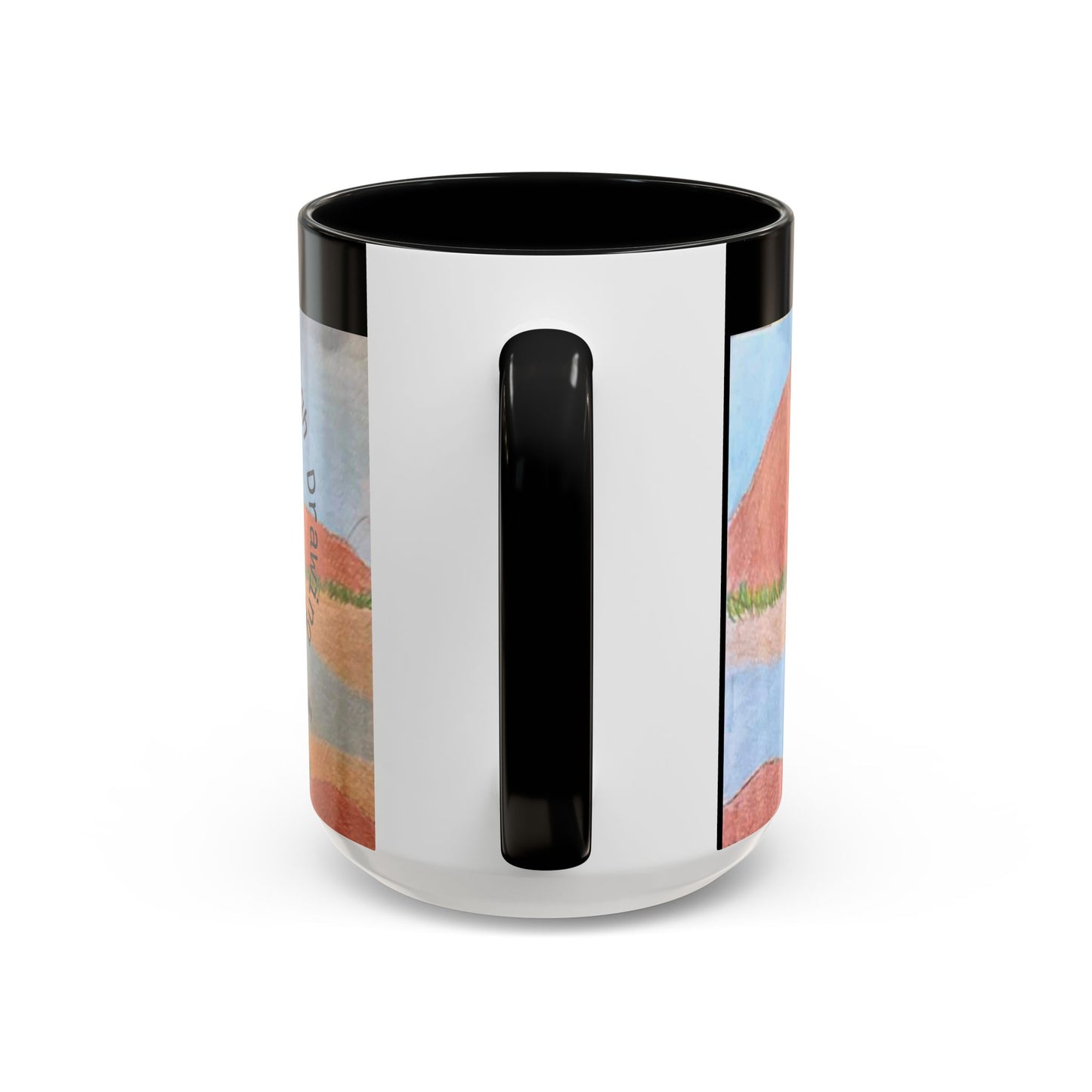 Healing With Art Therapy  Accent Coffee Mug (11, 15oz)