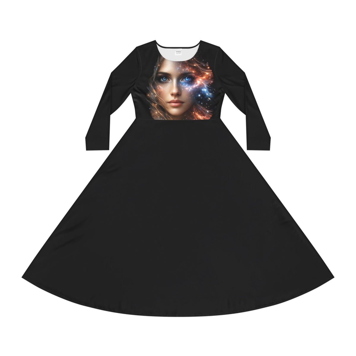 Women's Long Sleeve Dance Dress (AOP)