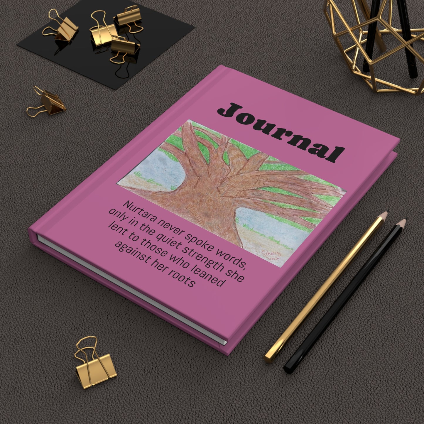 Tribute Journal: For My Mum Catherine   Nurtara The Morton Bay Fig  -  Hardcover Journal Matte