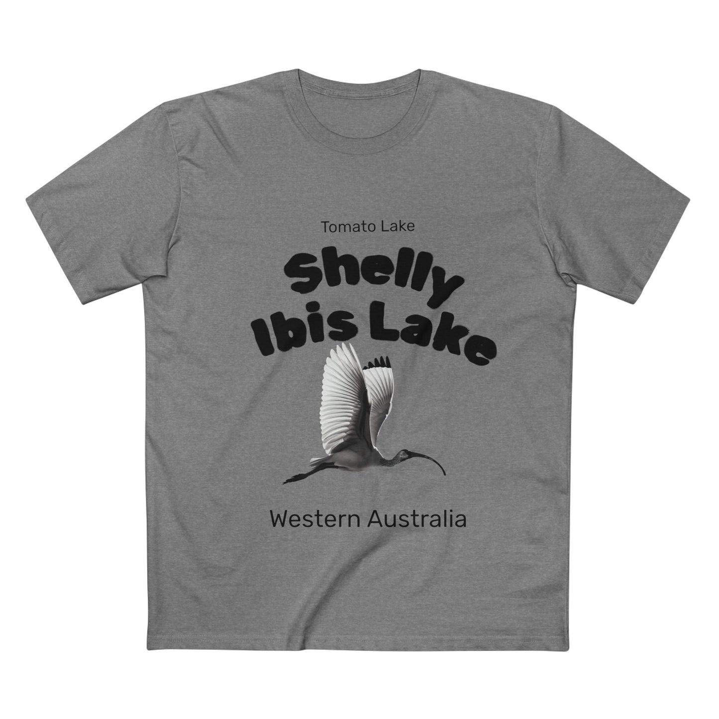 Shelly Ibis Lake (Tomato Lake Western Australia Athletic Heather / S T-Shirt