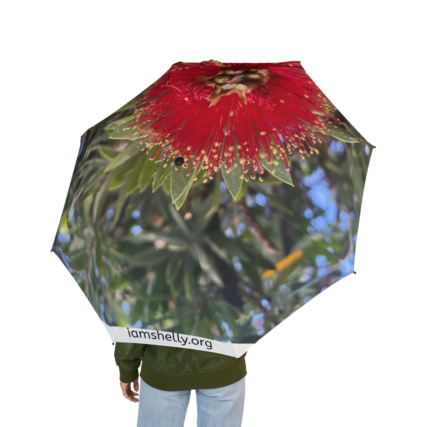 I AM SHELLY Semi-Automatic Foldable Umbrella