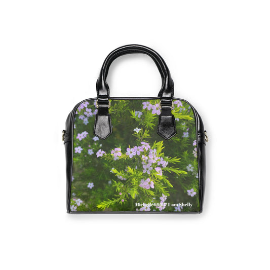 Michelle66637- Nature- PU Leather Shoulder Bag 9.45’’ x 8.27’’ / Black Bags