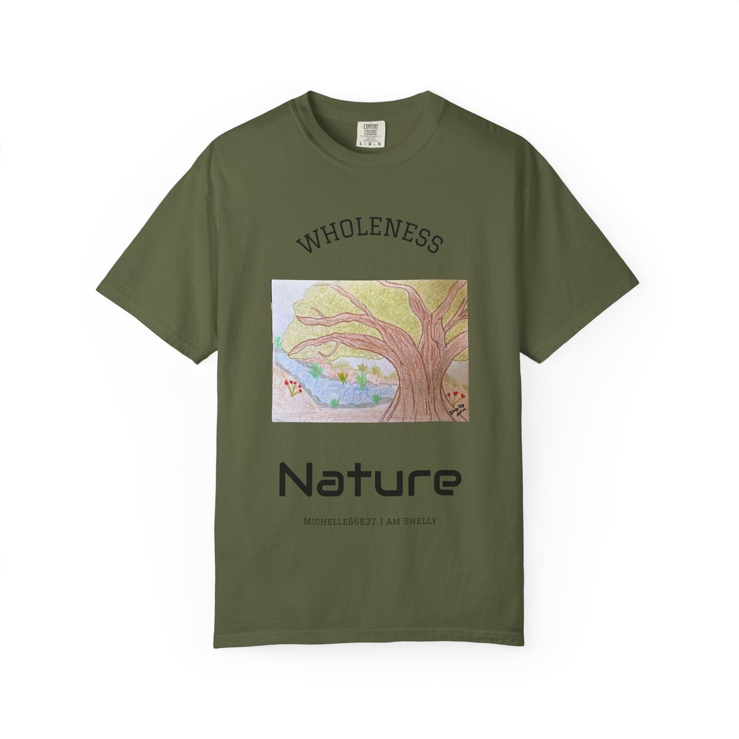 Nature -Unisex Garment-Dyed T-shirt Buy 3 Get 1 Free- FREE SHIPPING WITHIN AUSTRALIA Hemp / S T-Shirt