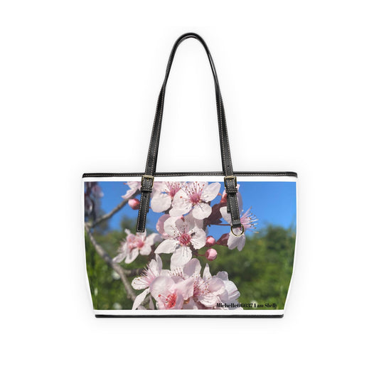 Michelle66637- Nature- PU Leather Shoulder Bag 16’’ x 10’’ / Black Bags