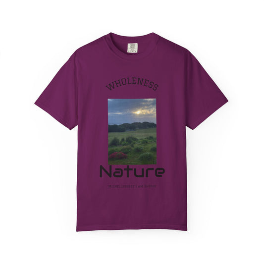 Nature -Unisex Garment-Dyed T-shirt Buy 3 Get 1 Free- FREE SHIPPING WITHIN AUSTRALIA Boysenberry / S T-Shirt