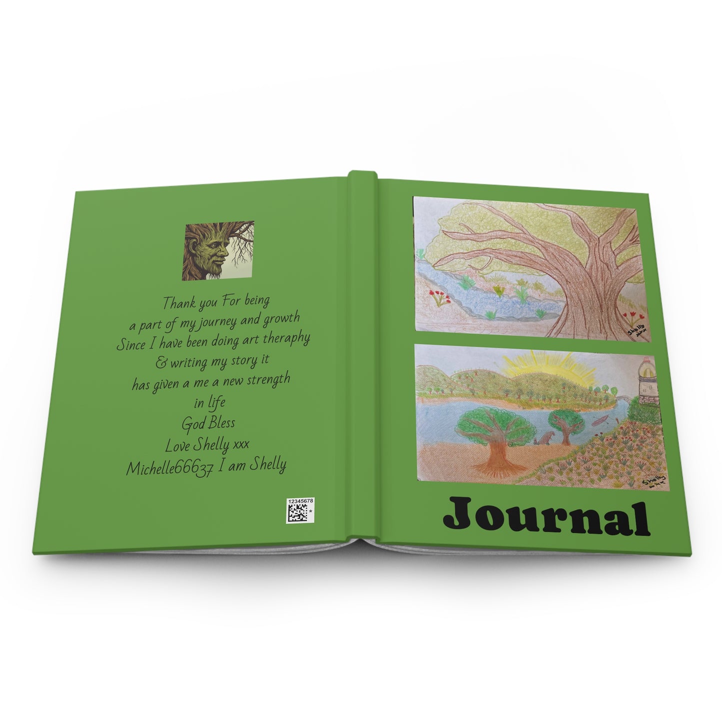 Trees beauty  -  Hardcover Journal Matte