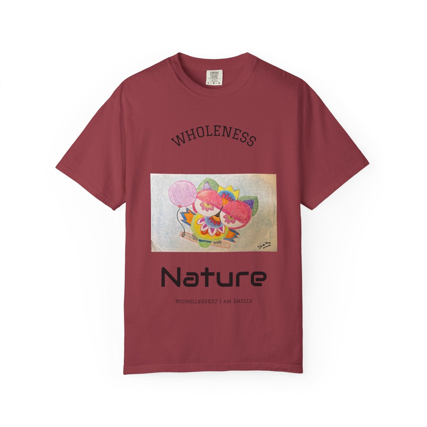 Nature -Unisex Garment-Dyed T-shirt Buy 3 Get 1 Free- FREE SHIPPING WITHIN AUSTRALIA Chili / S T-Shirt