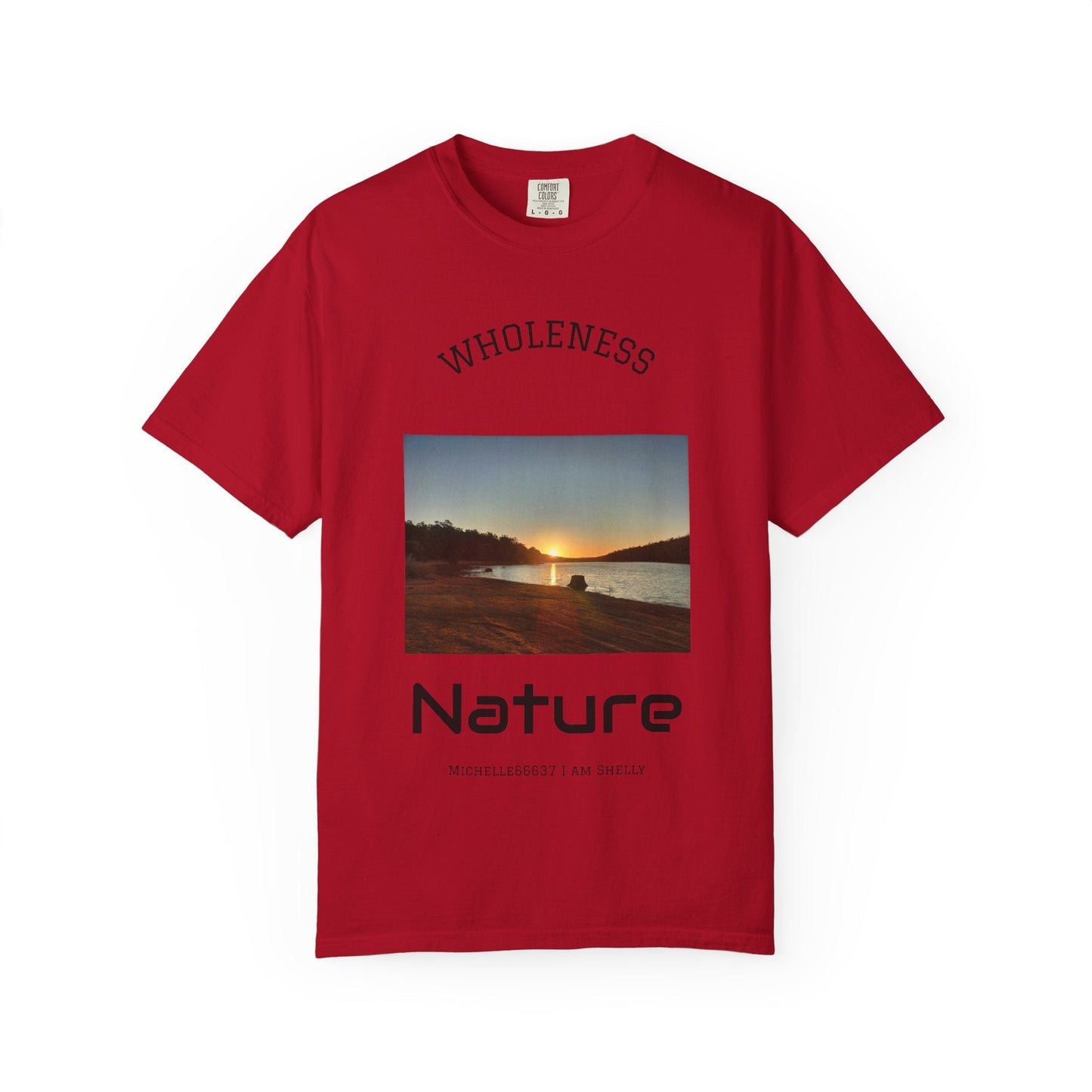 Nature -Unisex Garment-Dyed T-shirt Buy 3 Get 1 Free- FREE SHIPPING WITHIN AUSTRALIA Red / S T-Shirt