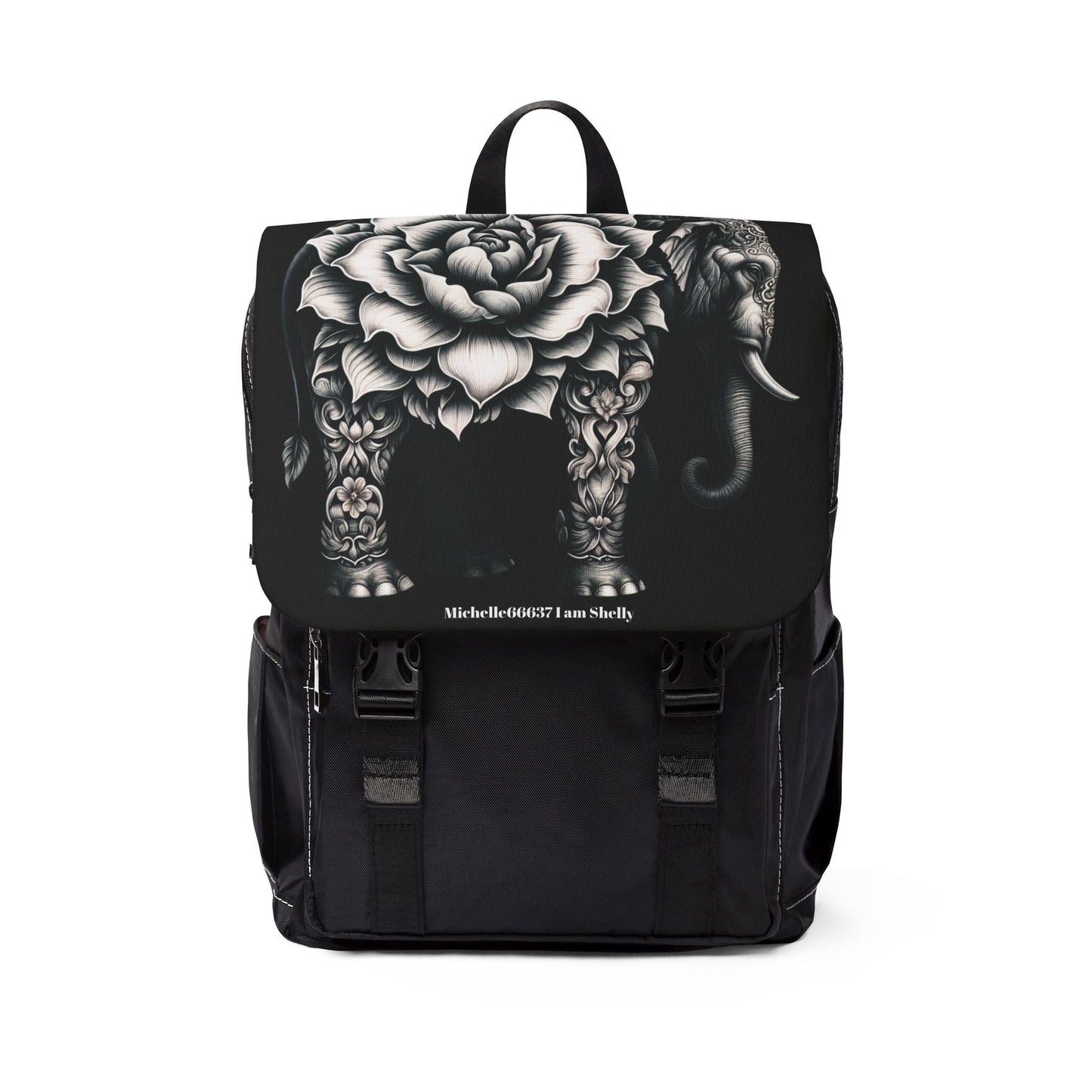 Elephant - Unisex Casual Shoulder Backpack One size Bags
