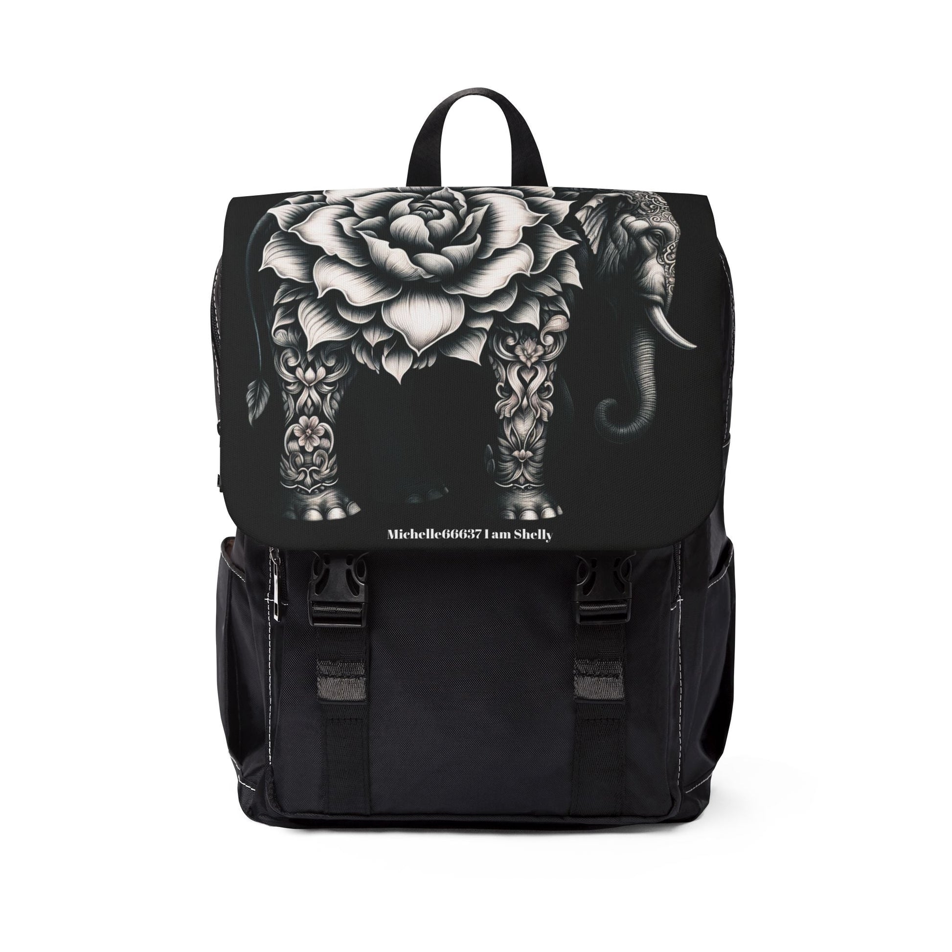 Elephant - Unisex Casual Shoulder Backpack One size Bags