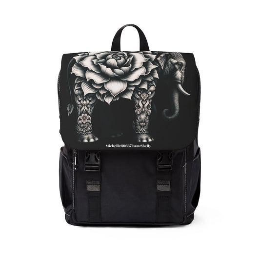 Elephant - Unisex Casual Shoulder Backpack One size Bags