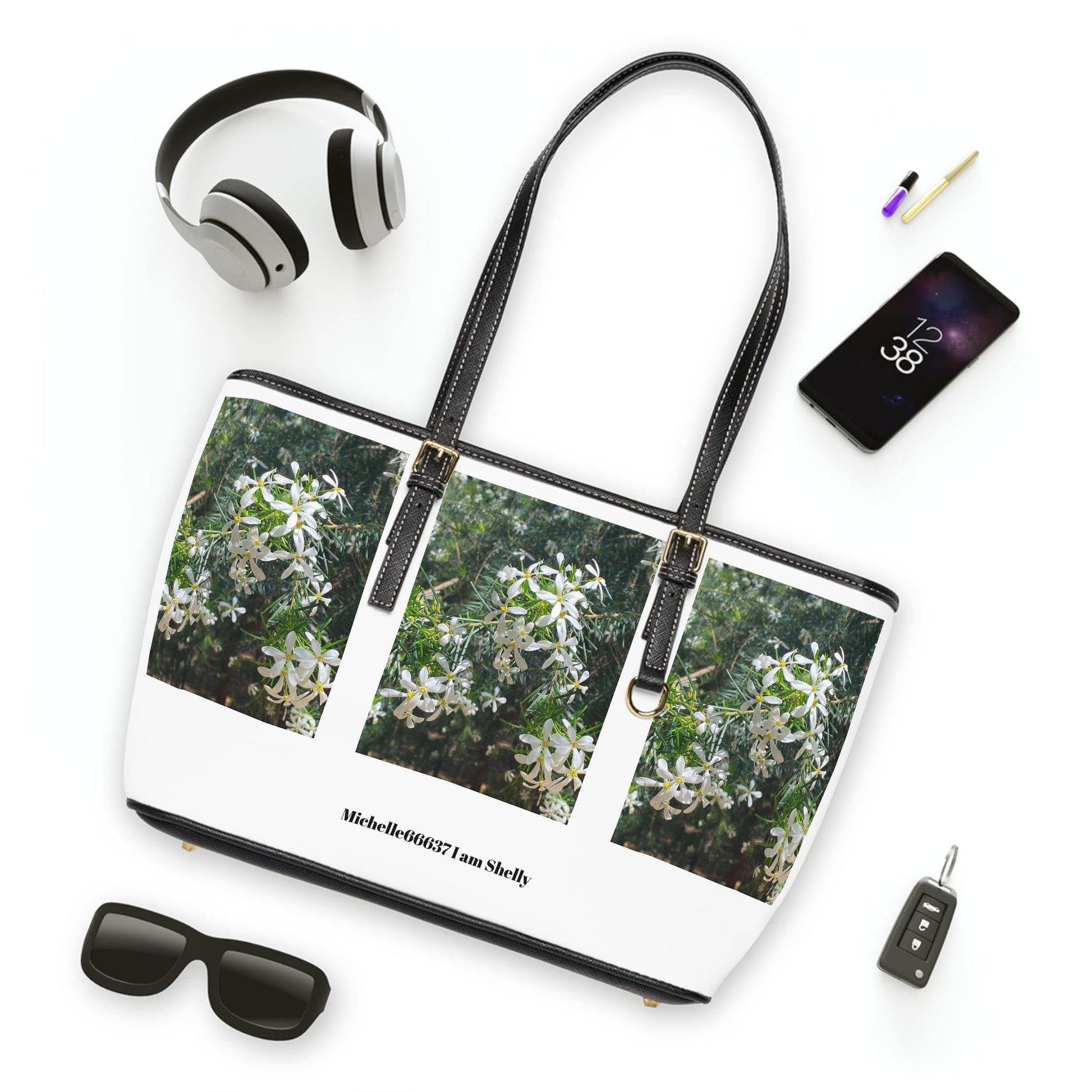 Michelle66637- Nature- PU Leather Shoulder Bag Bags