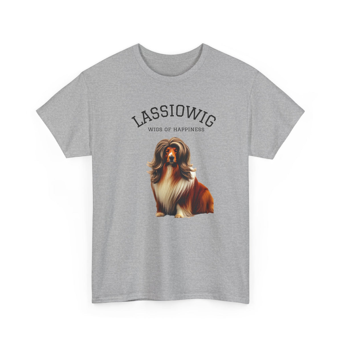 Sir Lassiowig Dog “Wig of Happiness” T-Shirt