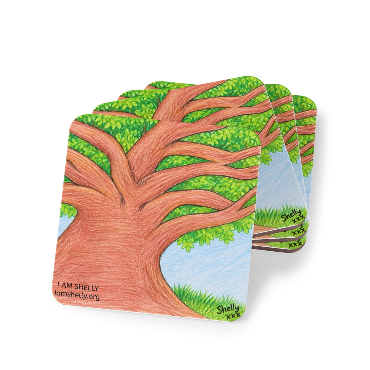 Tree of Life Coasters – Nature-Inspired Healing Art Décor