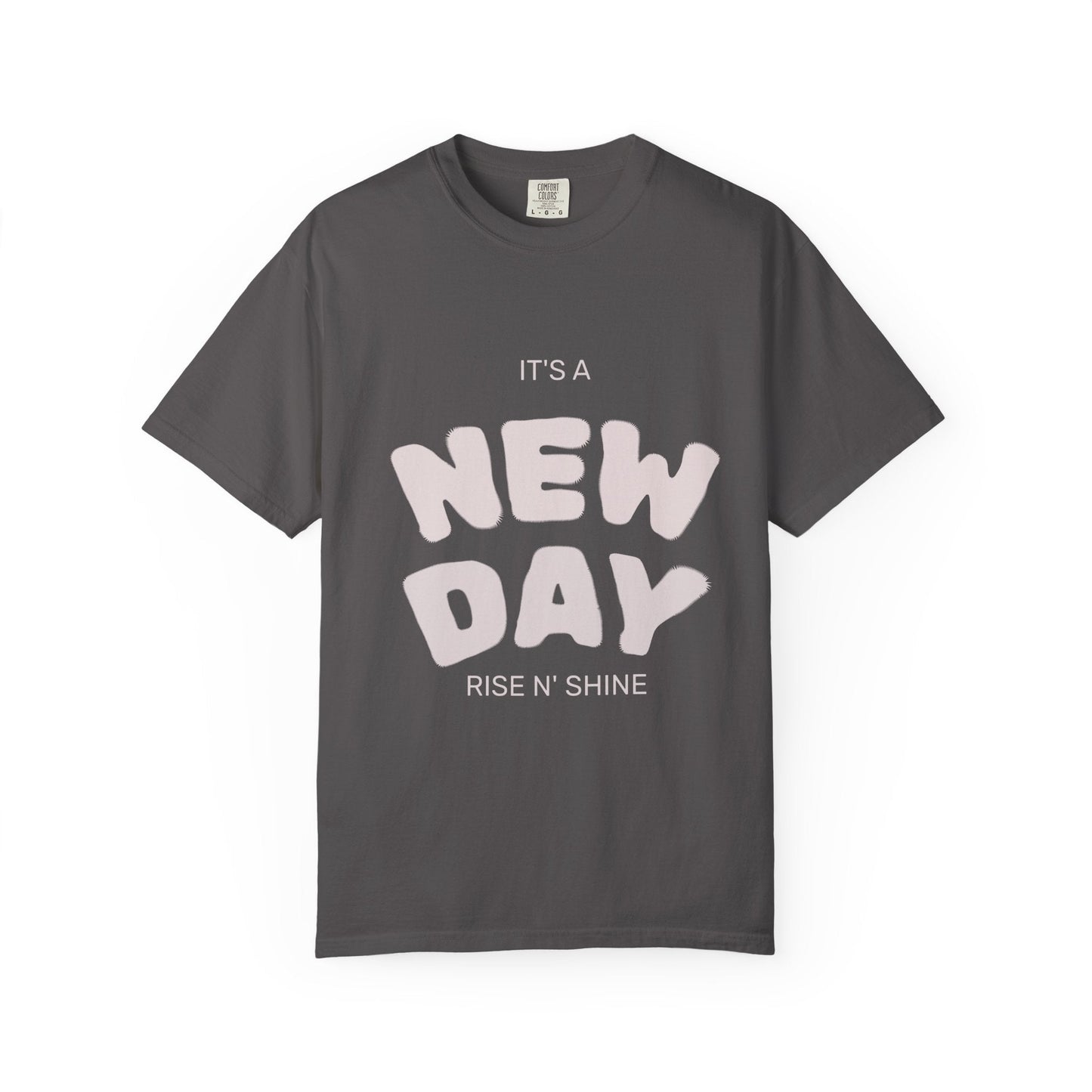 It’s A New Day -Unisex Garment-Dyed T-shirt Graphite / S T-Shirt