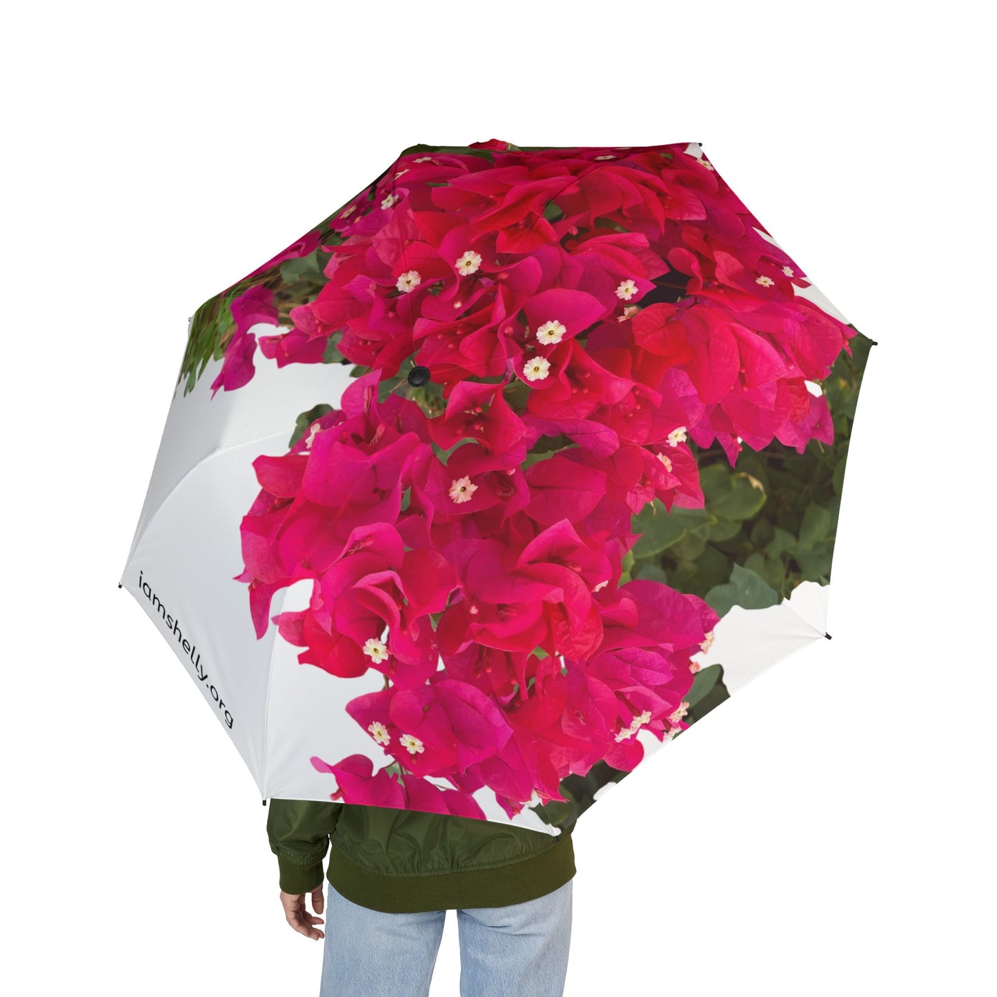 I AM SHELLY Semi-Automatic Foldable Umbrella