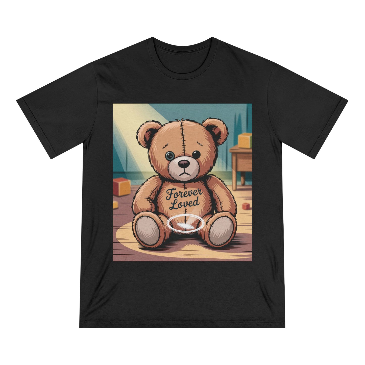 T-shirt - Lonely Nights Teddy Lovin Organic Staple Tee