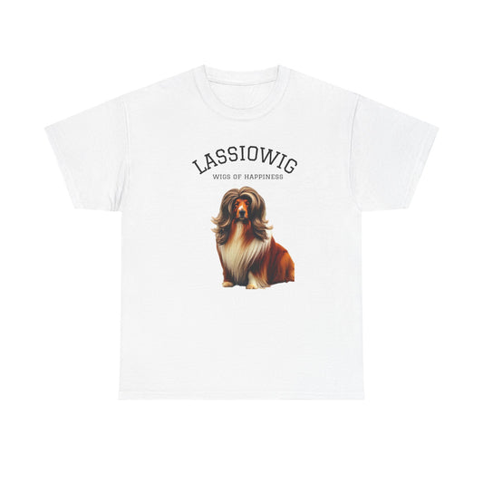 Sir Lassiowig Dog “Wig of Happiness” T-Shirt