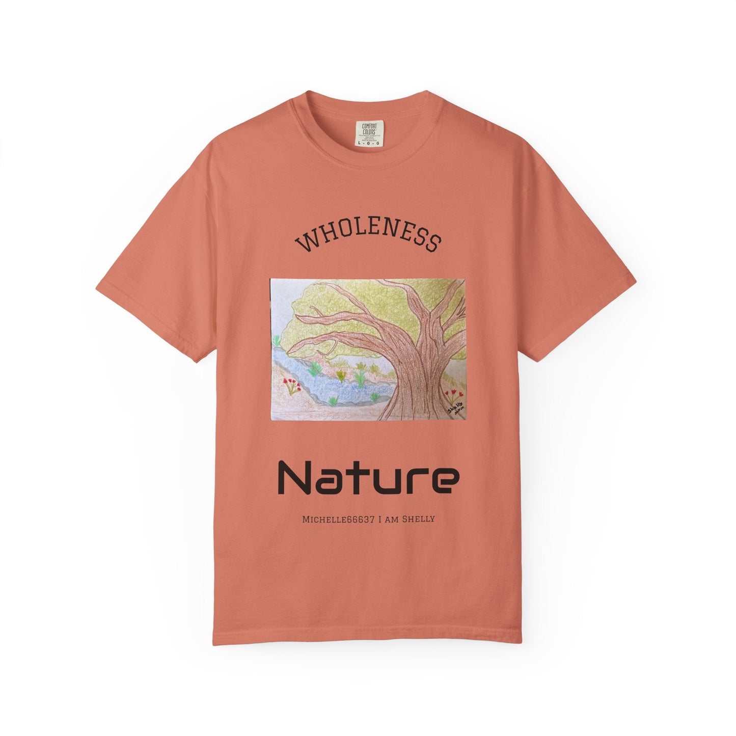 Nature -Unisex Garment-Dyed T-shirt Buy 3 Get 1 Free- FREE SHIPPING WITHIN AUSTRALIA Terracotta / S T-Shirt