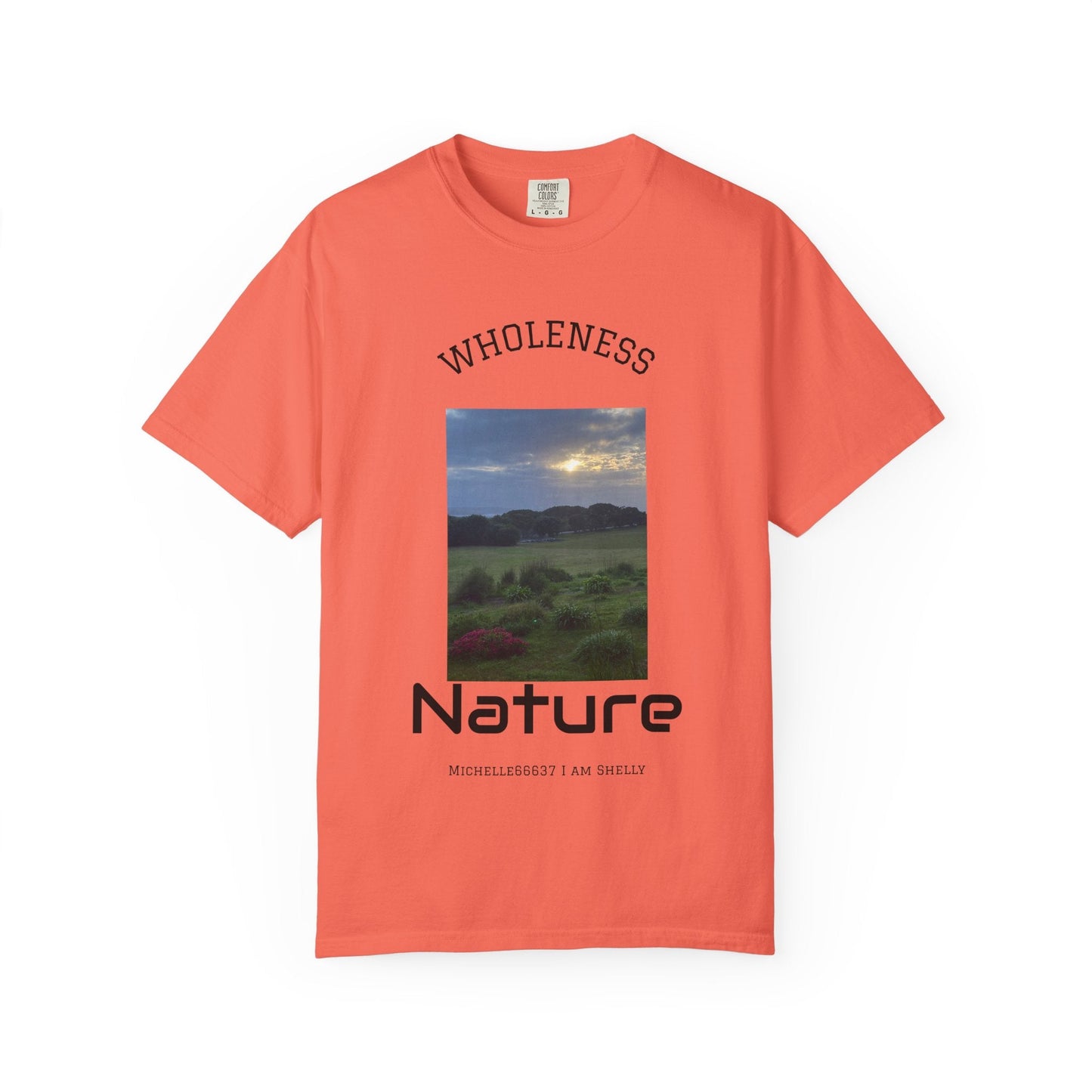 Nature -Unisex Garment-Dyed T-shirt Buy 3 Get 1 Free- FREE SHIPPING WITHIN AUSTRALIA Bright Salmon / S T-Shirt