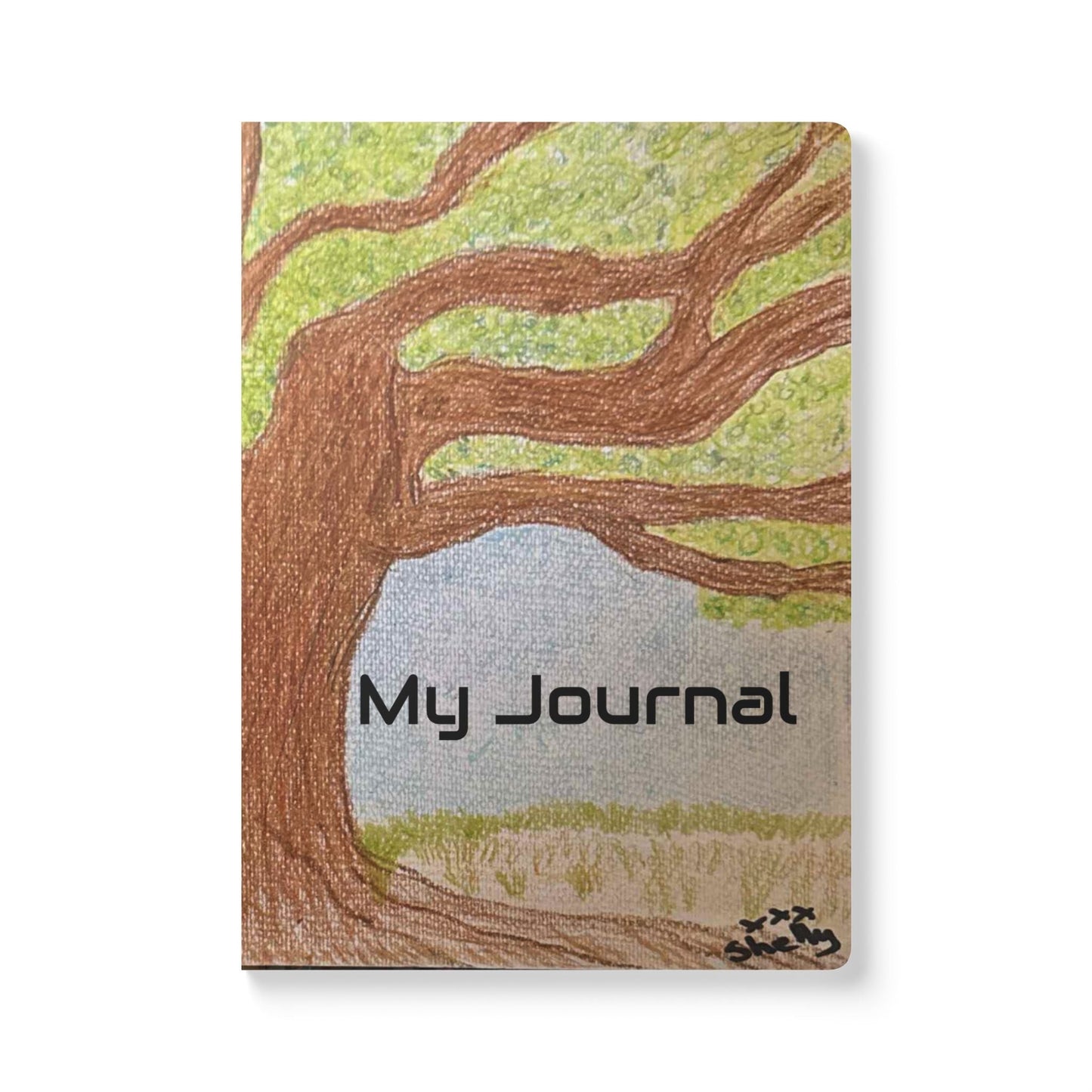 Tree Man Softcover Journal (with Inside Prints) 100 pages (50 sheets) / Ruled line / 5.75’’ x 8’’ Paper products
