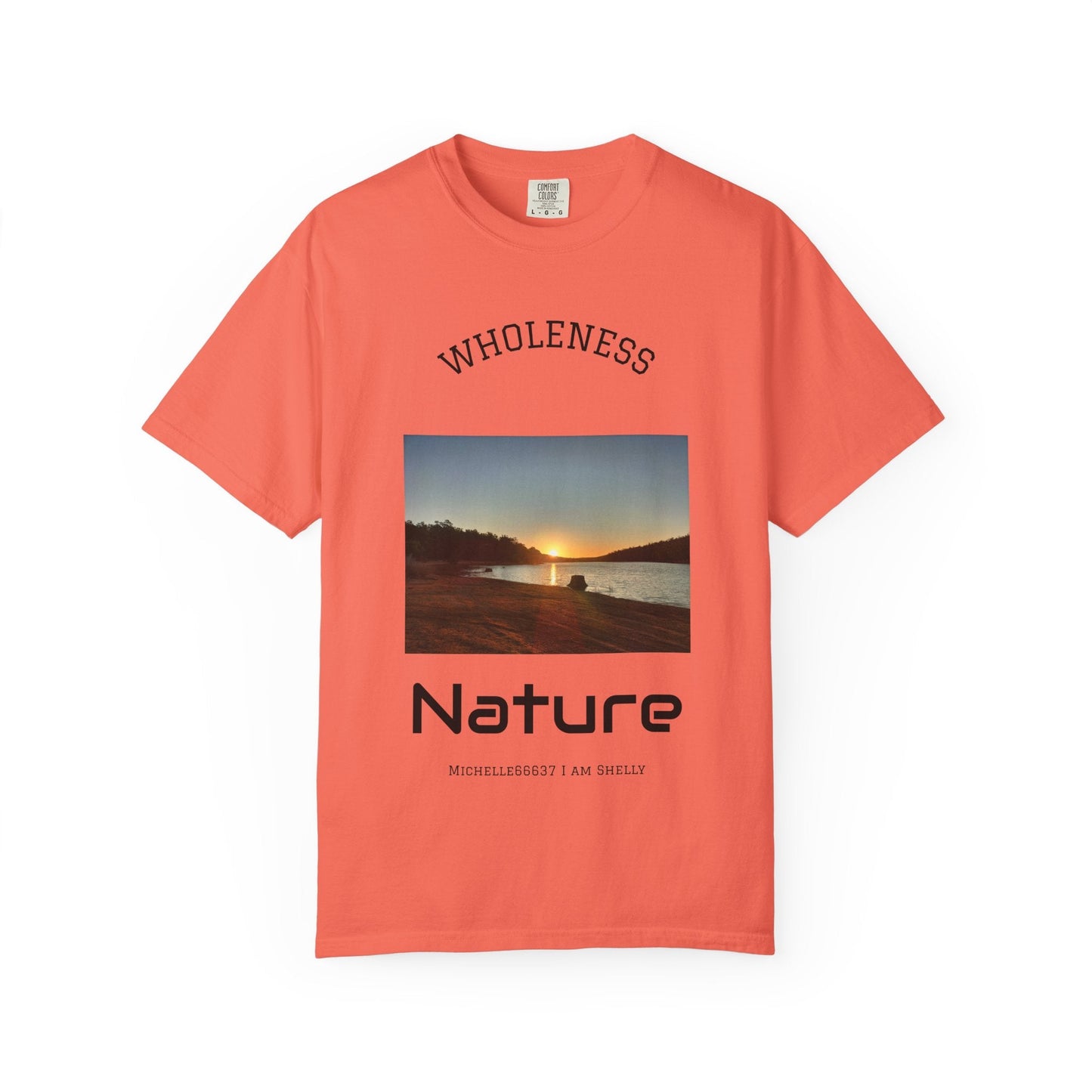 Nature -Unisex Garment-Dyed T-shirt Buy 3 Get 1 Free- FREE SHIPPING WITHIN AUSTRALIA Bright Salmon / S T-Shirt