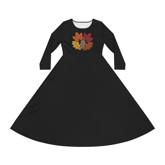 Women's Long Sleeve Dance Dress (AOP)
