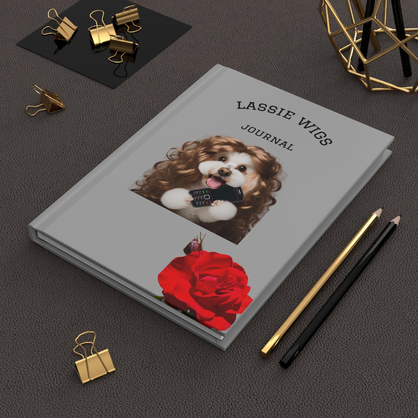 Lassie Wig - Hardcover Journal Matte Journal Paper products