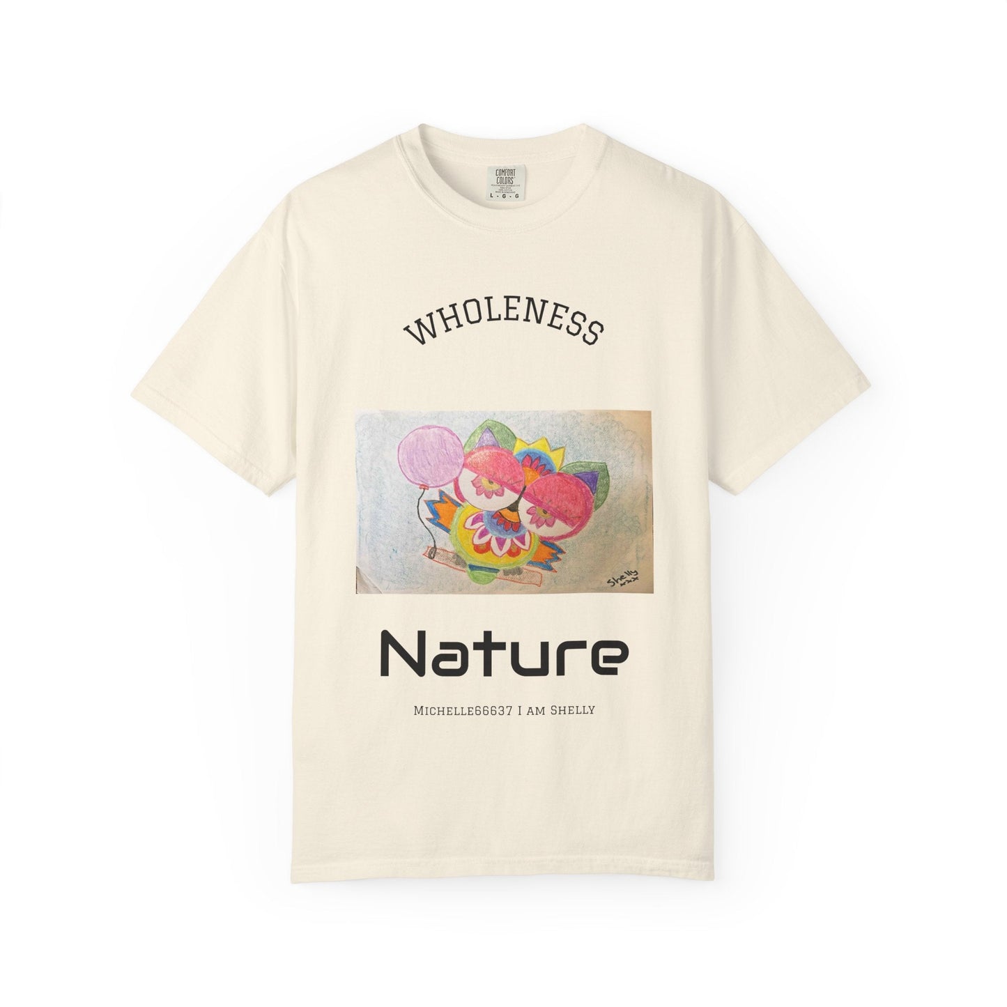 Nature -Unisex Garment-Dyed T-shirt Buy 3 Get 1 Free- FREE SHIPPING WITHIN AUSTRALIA Ivory / S T-Shirt