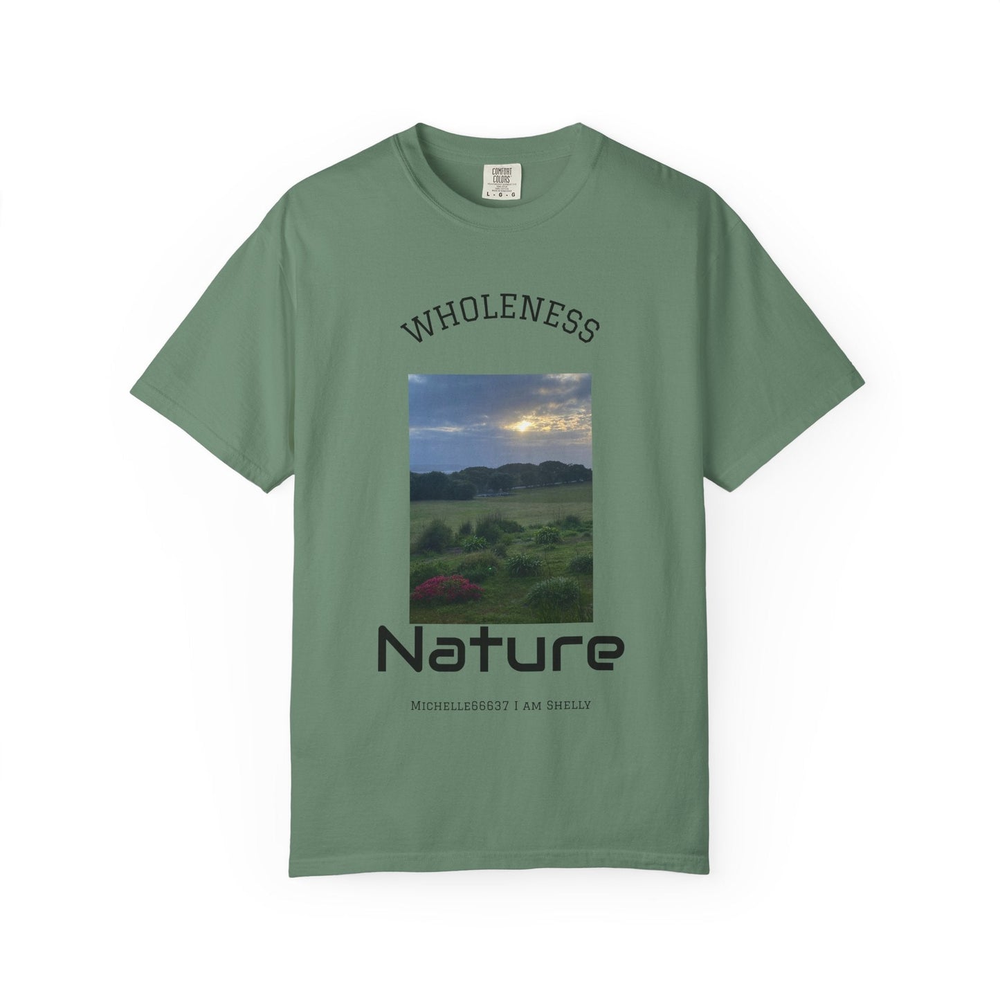 Nature -Unisex Garment-Dyed T-shirt Buy 3 Get 1 Free- FREE SHIPPING WITHIN AUSTRALIA Light Green / S T-Shirt