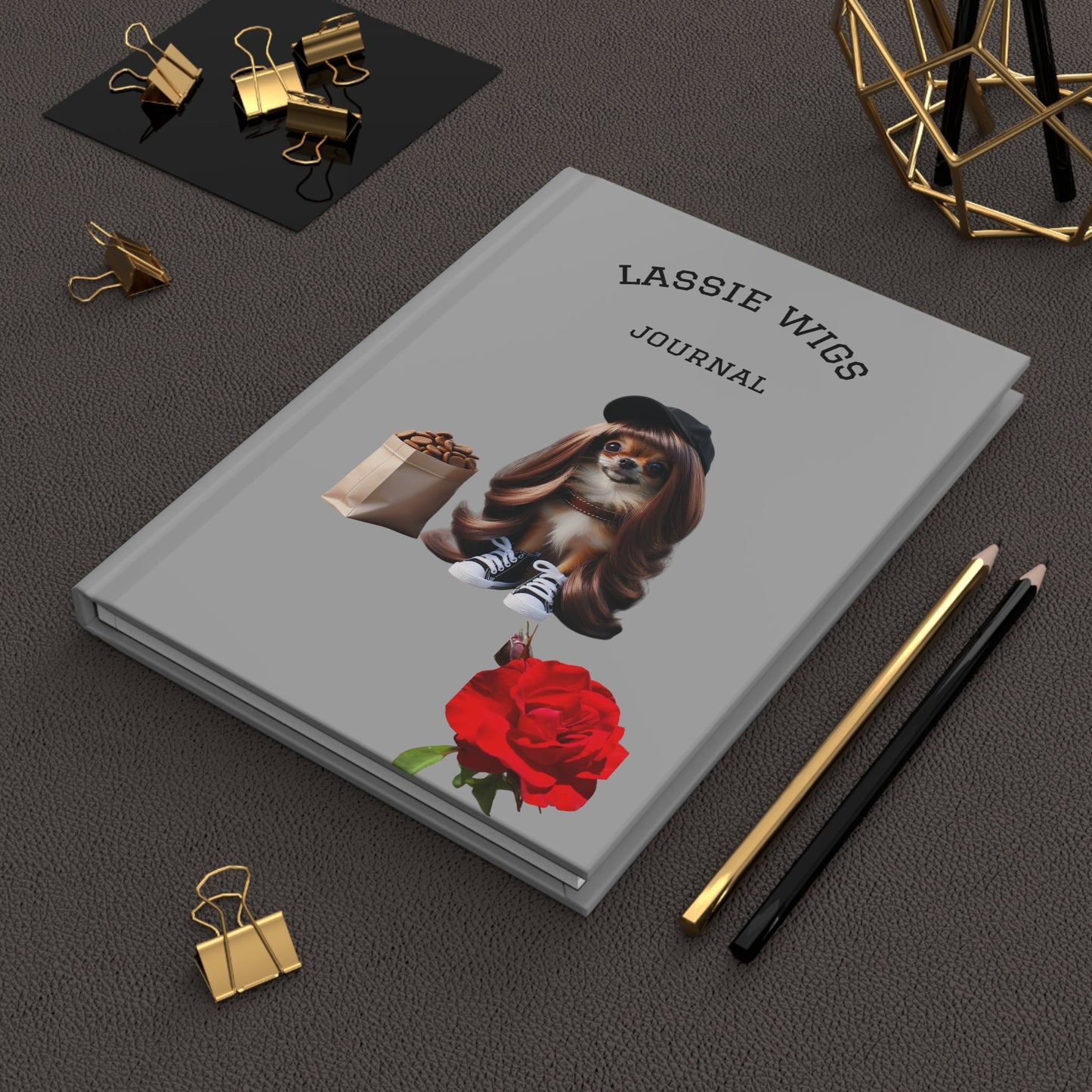 Lassie Wig - Hardcover Journal Matte Journal Paper products