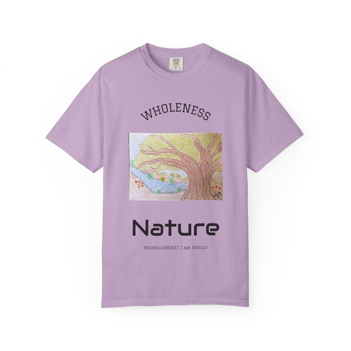 Nature -Unisex Garment-Dyed T-shirt Buy 3 Get 1 Free- FREE SHIPPING WITHIN AUSTRALIA Orchid / S T-Shirt