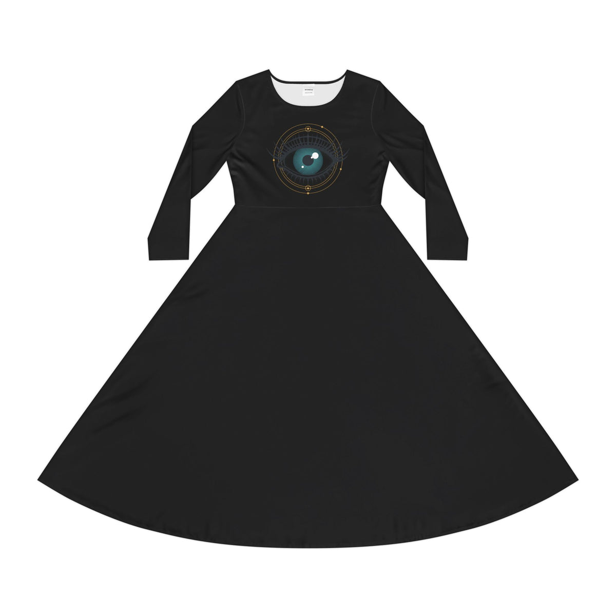 Women's Long Sleeve Dance Dress (AOP)