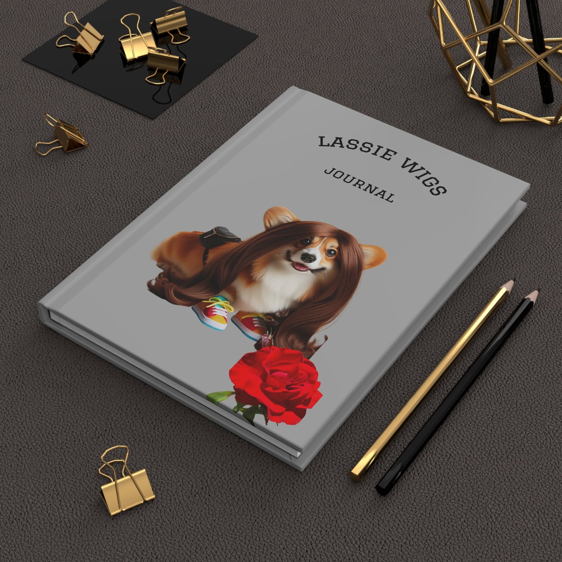 Lassie Wig - Hardcover Journal Matte Journal Paper products