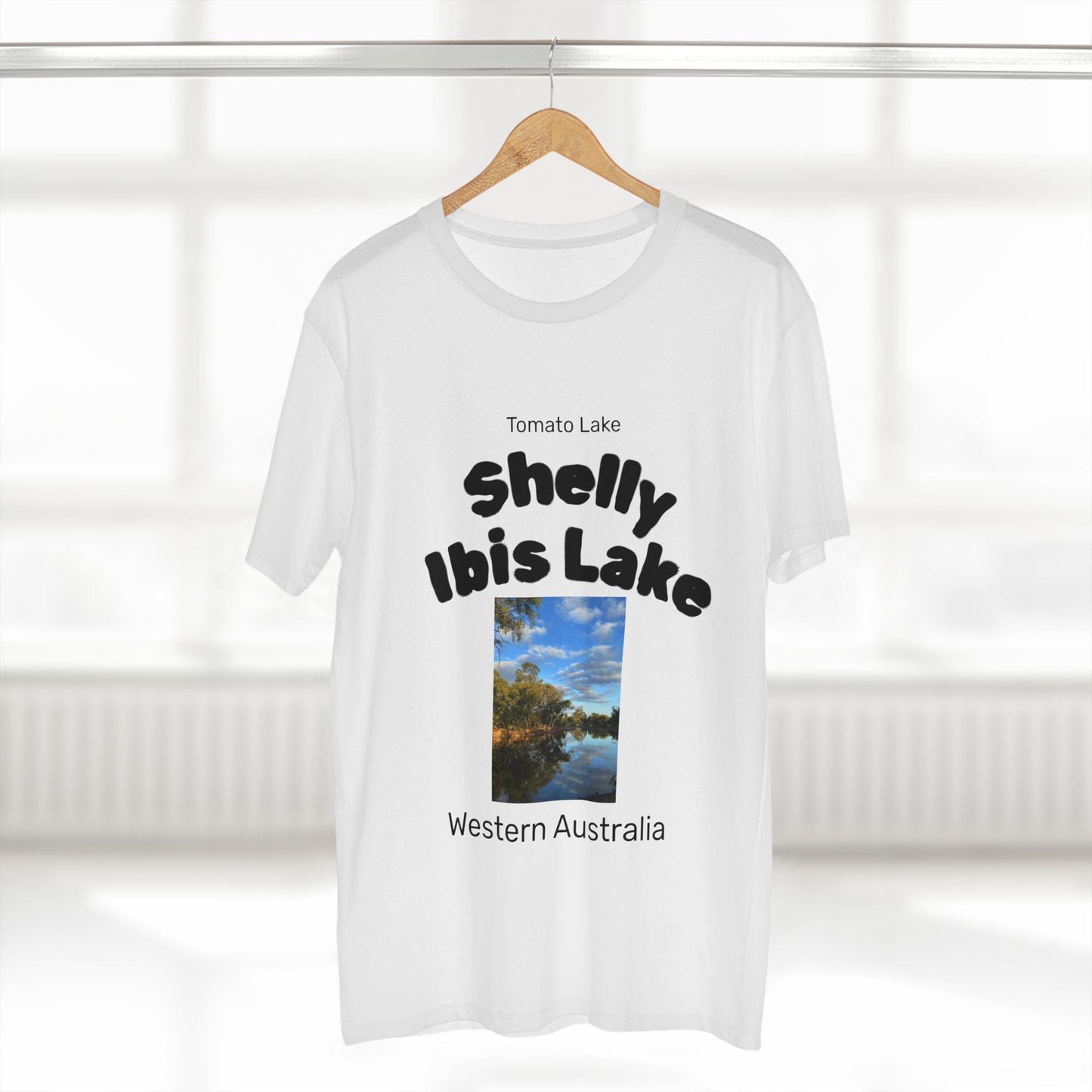 Shelly Ibis Lake -Tomato Lake Western Australia - FREESHIPPING within Australia Buy any 3 T-shirts get 1 for free