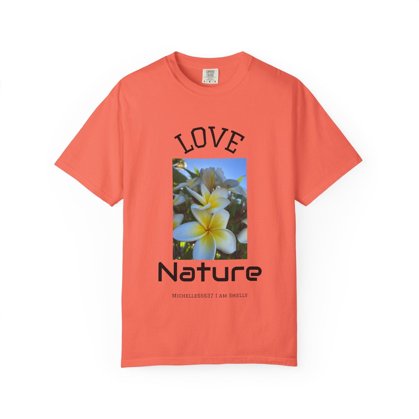 Nature -Unisex Garment-Dyed T-shirt Buy 3 Get 1 Free- FREE SHIPPING WITHIN AUSTRALIA Bright Salmon / S T-Shirt
