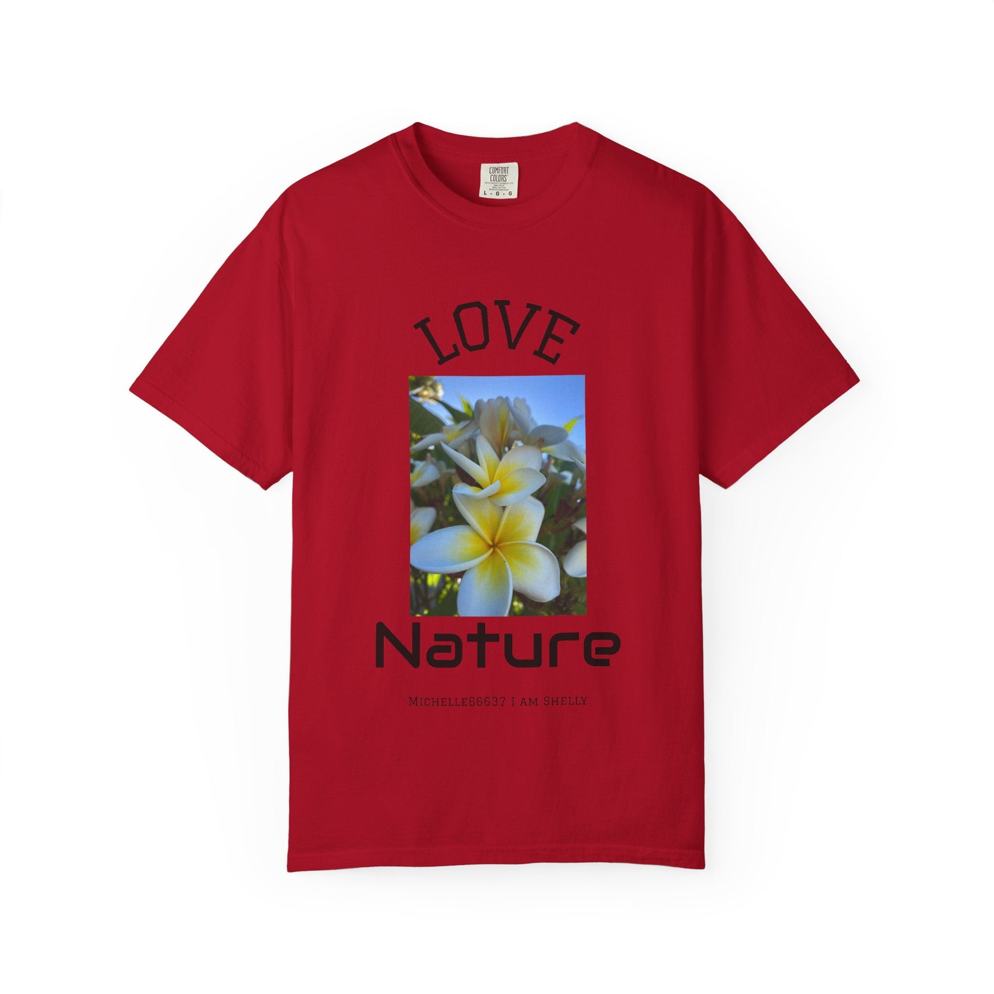 Nature -Unisex Garment-Dyed T-shirt Buy 3 Get 1 Free- FREE SHIPPING WITHIN AUSTRALIA Red / S T-Shirt