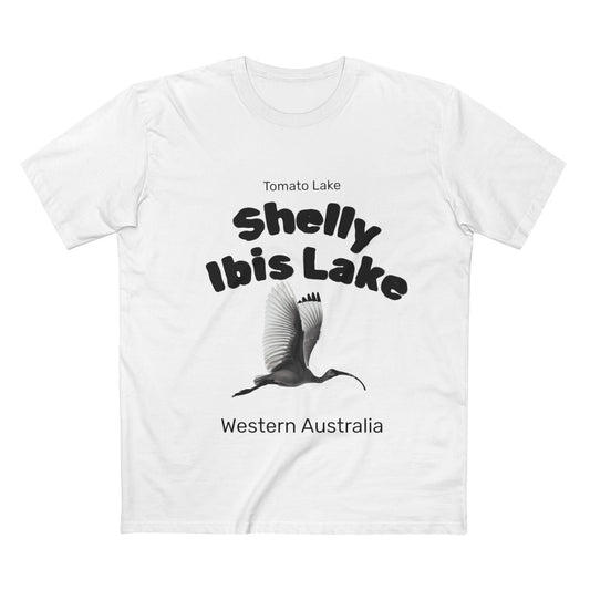 Shelly Ibis Lake (Tomato Lake Western Australia White / S T-Shirt