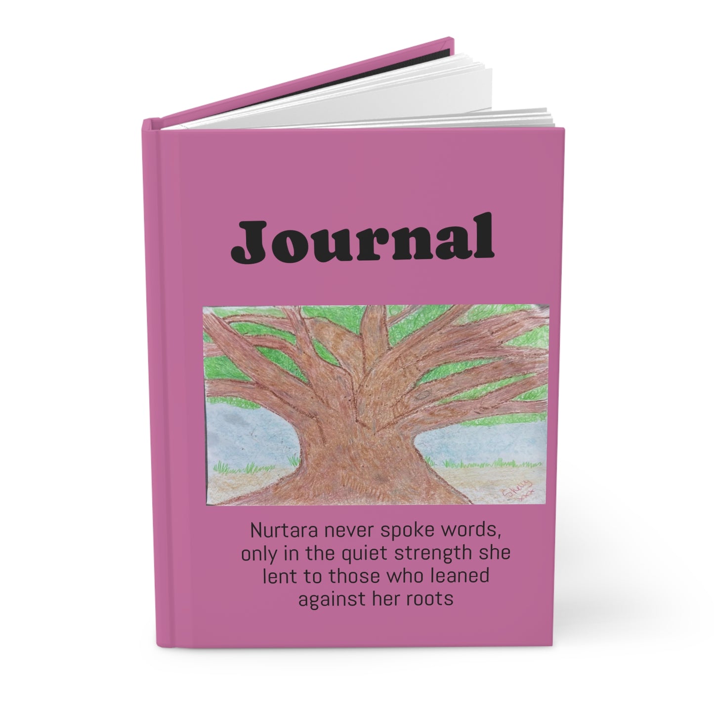 Tribute Journal: For My Mum Catherine   Nurtara The Morton Bay Fig  -  Hardcover Journal Matte