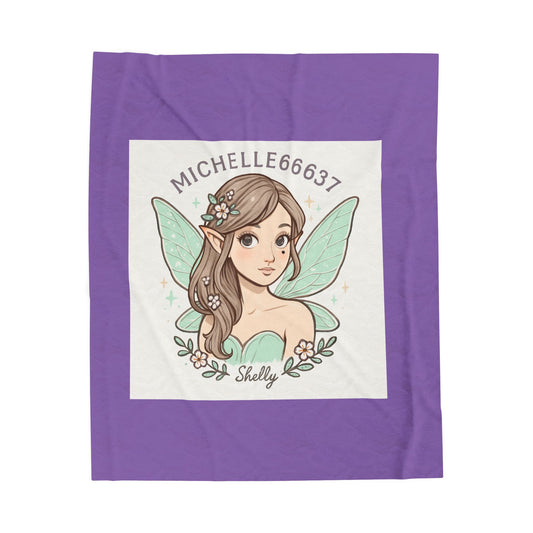 Michelle66637 I am Shelly - Velveteen Plush Blanket