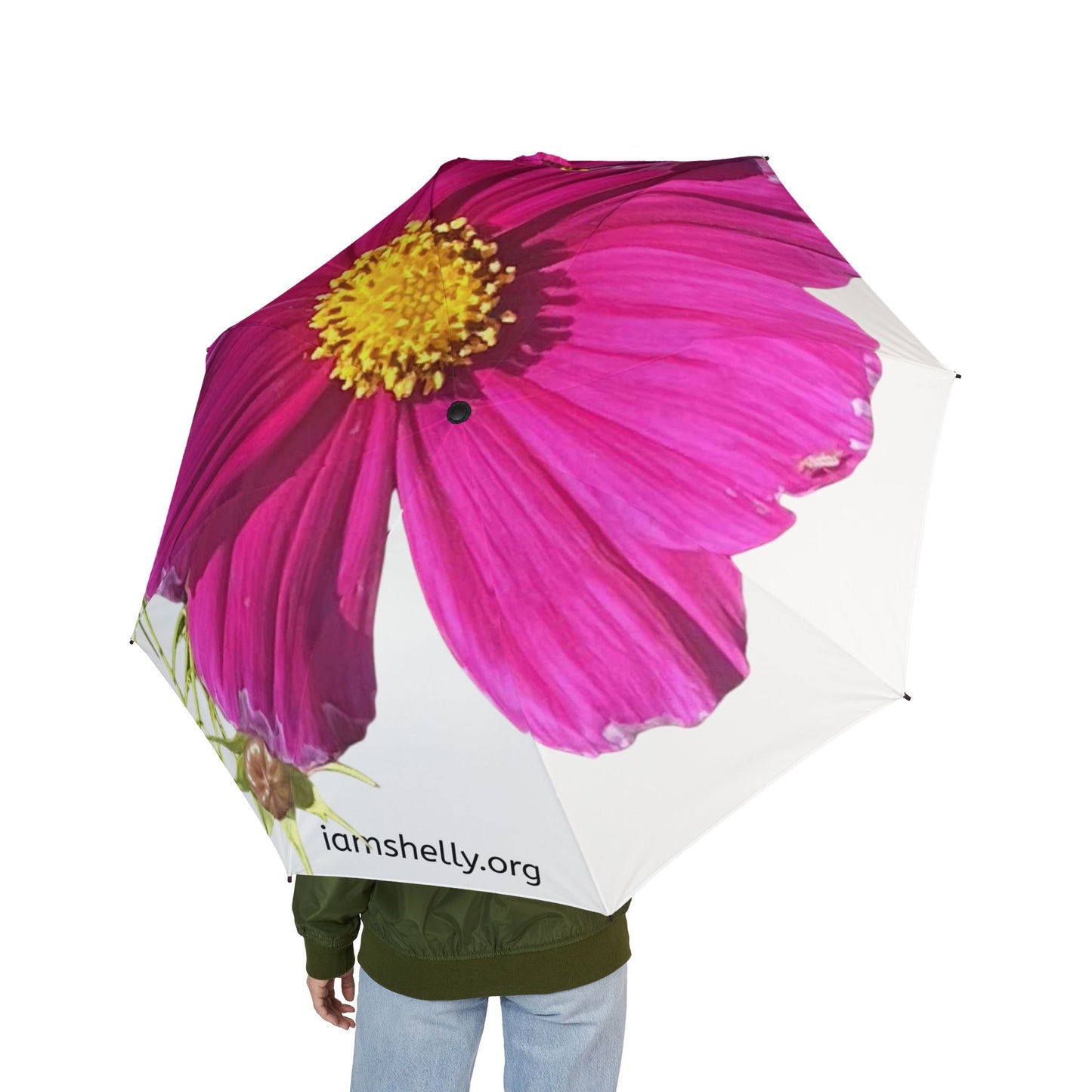 I AM SHELLY Semi-Automatic Foldable Umbrella