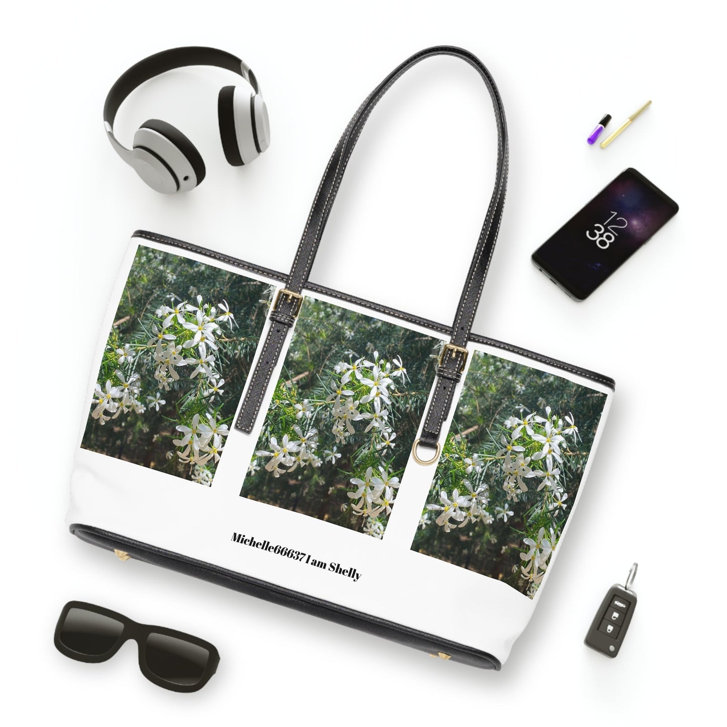 Michelle66637- Nature- PU Leather Shoulder Bag Bags