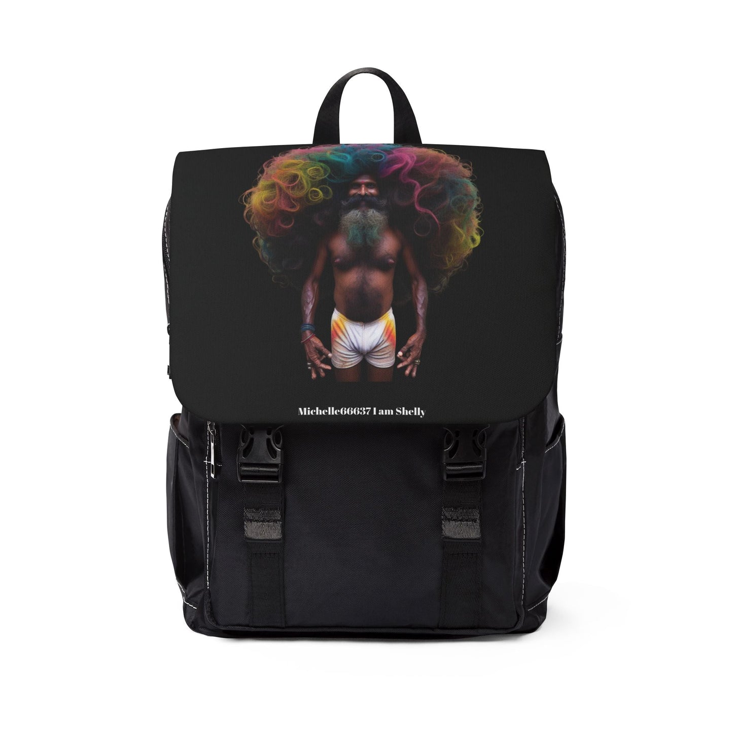 Crazy Hair - Unisex Casual Shoulder Backpack One size Bags
